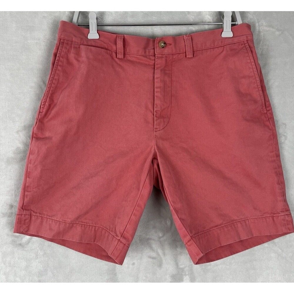 POLO RALPH LAUREN Men's Short 32 Pink Classic Fit Chino Cotton Pocket Preppy